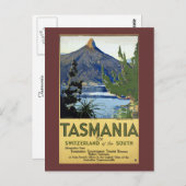 Tasmanie Postkarte (Vorne/Hinten)
