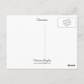 Tasmanie Postkarte (Rückseite)