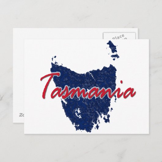 Tasmanie Postkarte (Vorne/Hinten)