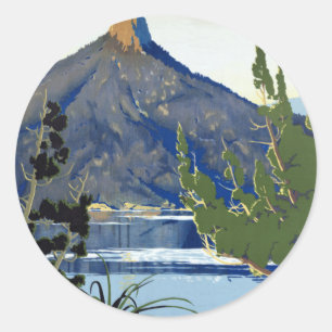 Tasmanie Runder Aufkleber