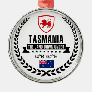 Tasmanie Silbernes Ornament