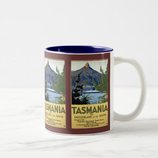 Tasmanie Zweifarbige Tasse (Rechts)
