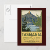 Tasmanien Postkarte (Vorne/Hinten)