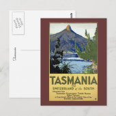 Tasmanien Postkarte (Vorne/Hinten)