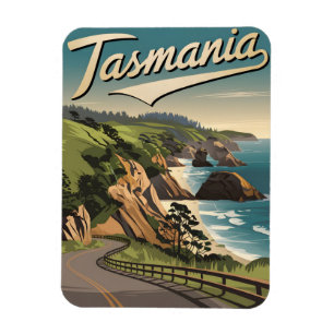 Tasmanien Vintage Magnet