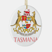 Tasmanien-Wappen Keramik Ornament (Rechts)