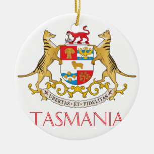 Tasmanien-Wappen Keramik Ornament