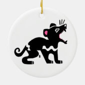 Tasmanische Keramik Keramik Ornament (Hinten)