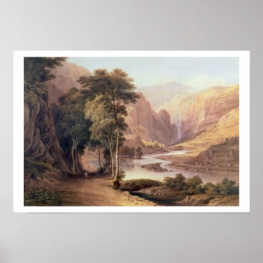 Tasmanische Schlucht (w/c) Poster (Vorne)