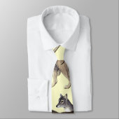 Tasmanische Tiger-Krawatte Krawatte (Gebunden)