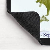 Tasmanische Tigerthylacine-Mausunterlage Mousepad (Ecke)