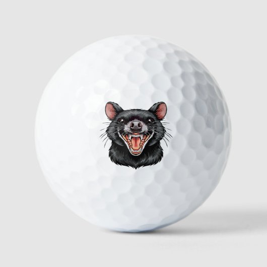 Tasmanischer Teufel Golfball (Vorderseite)