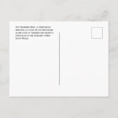 Tasmanischer Teufel im Gras, Tasmanien, Australien Postkarte (Rückseite)