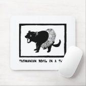 Tasmanischer Teufel in Tutu Mousepad (Mit Mouse)