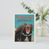 Tasmanischer Teufel, Insel Tasmanien, Australien Postkarte (Stehend Vorderseite)