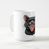 Tasmanischer Teufel Kaffeetasse (Vorderseite Links)