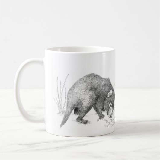 Tasmanischer Teufel Kaffeetasse (Links)