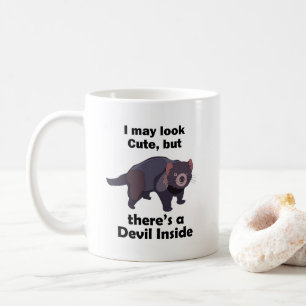 Tasmanischer Teufel Süßer Teufel drinnen Lustiger Kaffeetasse