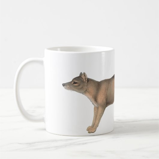 Tasmanischer Tiger Thyalcine Johns Gould Kaffeetasse (Links)