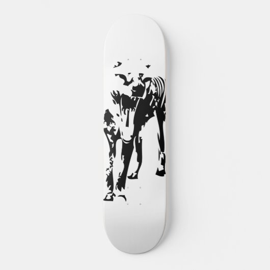 Tasmanischer Tiger (Thylacin) Skateboard (Vorderseite)