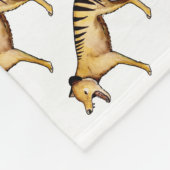 Tasmanischer Tiger, Thylacine Fleecedecke (Ecke)