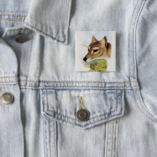 Tasmanischer Wolf oder Tiger Button (Beispiel)