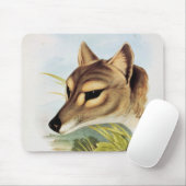 Tasmanischer Wolf oder Tiger Mousepad (Mit Mouse)