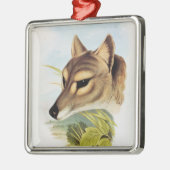 Tasmanischer Wolf oder Tiger Ornament Aus Metall (Links)