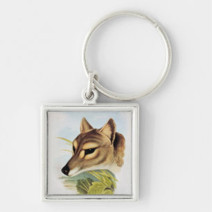 Tasmanischer Wolf oder Tiger Schlüsselanhänger