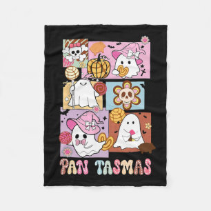 Tasmas Ghost Pumpkin Spooky Conchas Halloween Fleecedecke