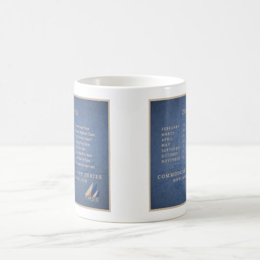 TASS 2026 Commodore's Cup Zeitplan Kaffeetasse (Mittel)