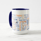 TASS Sailing Words Coffee Mug Tasse (Vorderseite Links)
