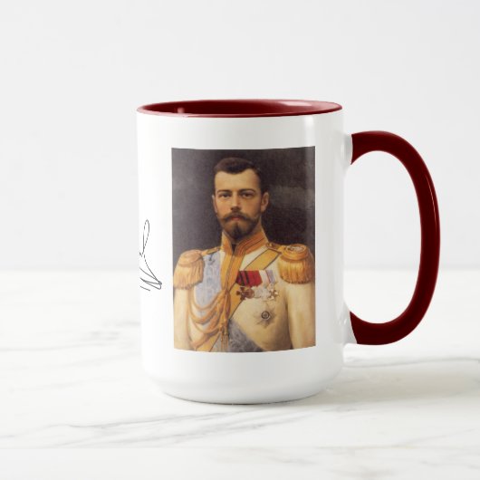 Tasse ЦарьНиколай II Кружка Zar-Nicholas II* (Rechts)