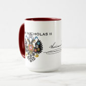 Tasse ЦарьНиколай II Кружка Zar-Nicholas II* (Vorderseite Links)