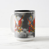 Tasse - 0110 - Roter Drache (Vorderseite Links)