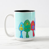 Tasse - 013 - Vögel auf dem Seil (Links)