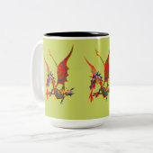Tasse - 016 - Roter Drache (Vorderseite Links)