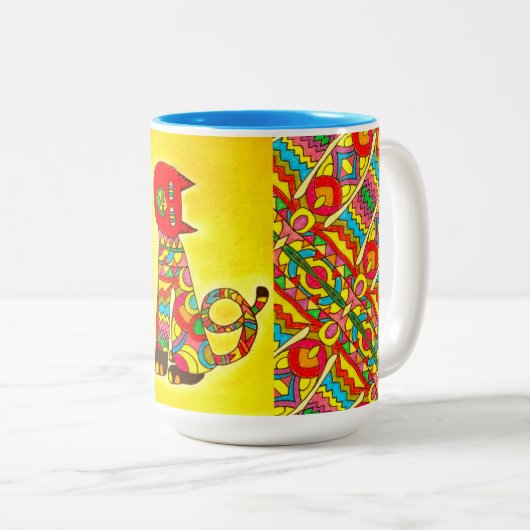 Tasse - 045 - Alebrije Cat (VorderseiteRechts)