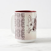 Tasse - 046 - Katzenbraun (Vorderseite Links)