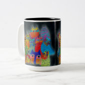 Tasse - 059 - Moderne Katzen (Vorderseite Links)