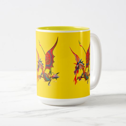 Tasse - 083 - Roter Drache (VorderseiteRechts)