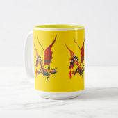 Tasse - 083 - Roter Drache (Vorderseite Links)