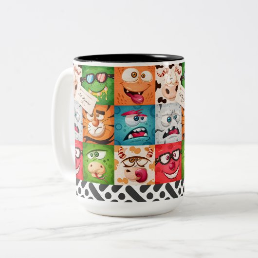 Tasse 10$ Faces V1 (Vorderseite Links)