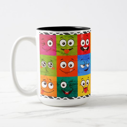 Tasse 10$ Multi-Gesichter (Links)