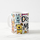 Tasse 11 oz Hunde Mama Geschenk Idee für Mütter (Vorderseite Links)
