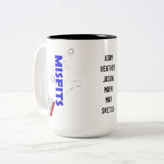 Tasse, 11oz/15oz zweifarbige tasse (Vorderseite Links)