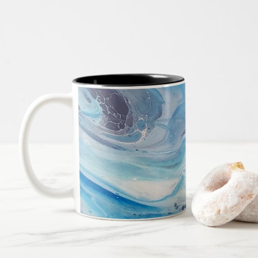 Tasse 11oz Zweiton - Blue Tide (Mit Donut)