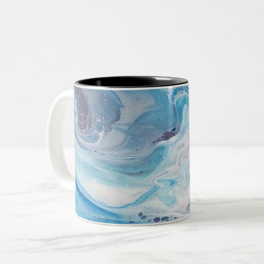 Tasse 11oz Zweiton - Blue Tide (Vorderseite Links)