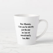 Tasse 12oz : Meine einzige Königin (Rechts)