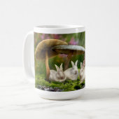 Tasse 15oz: Kaninchen in den (Vorderseite Links)